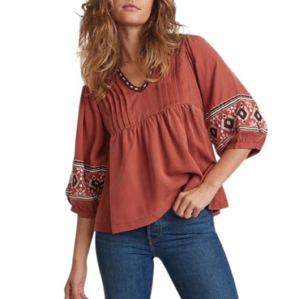 Marine Layer Tocaloma Boho Blouse